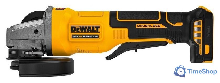 Угловая шлифмашина DeWalt DCG408NT (без АКБ, кейс) - Изображение №2 — Интернет-магазин Time-Shop
