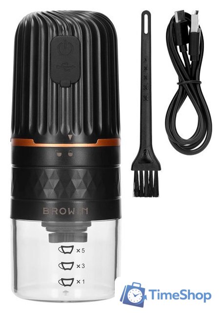 Аккумуляторная кофемолка Browin 320501 - Изображение №1 — Интернет-магазин Time-Shop