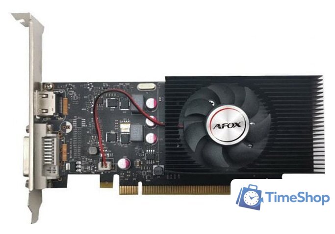 Видеокарта AFOX GeForce GT 1030 2GB GDDR5 AF1030-2048D5L5-V2 - Изображение №1 — Интернет-магазин Time-Shop