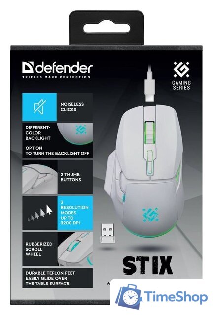 Игровая мышь Defender Stix GM-009 - Изображение №3 — Интернет-магазин Time-Shop