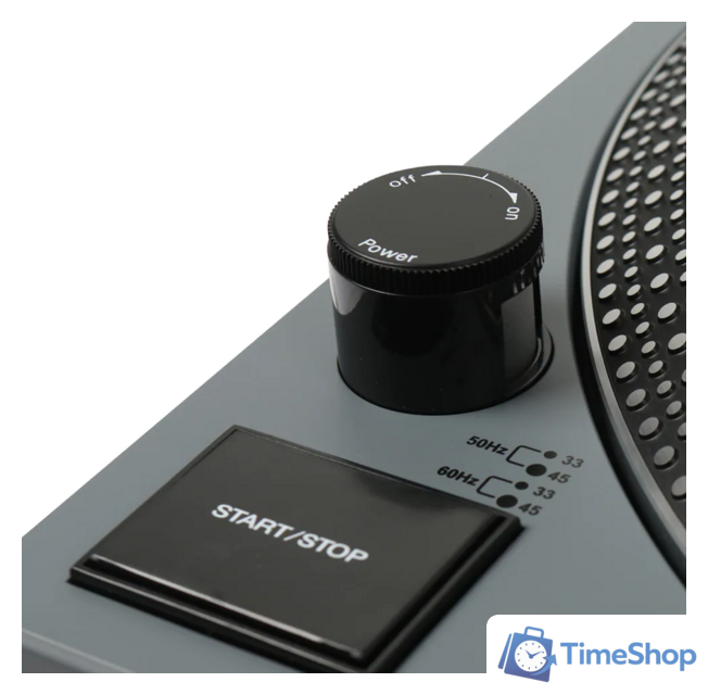 DJ виниловый проигрыватель Lenco L-3808 (серый) - Изображение №8 — Интернет-магазин Time-Shop