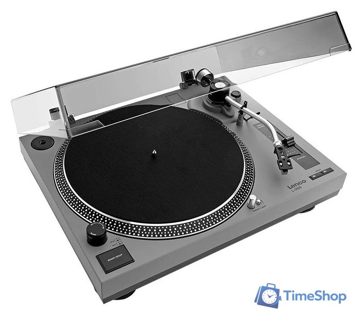 DJ виниловый проигрыватель Lenco L-3808 (серый) - Изображение №1 — Интернет-магазин Time-Shop