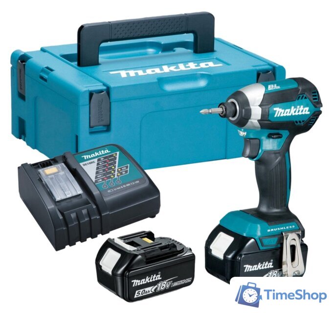 Винтоверт Makita DTD153RTJ (с 2-мя АКБ, кейс ) - Изображение №1 — Интернет-магазин Time-Shop