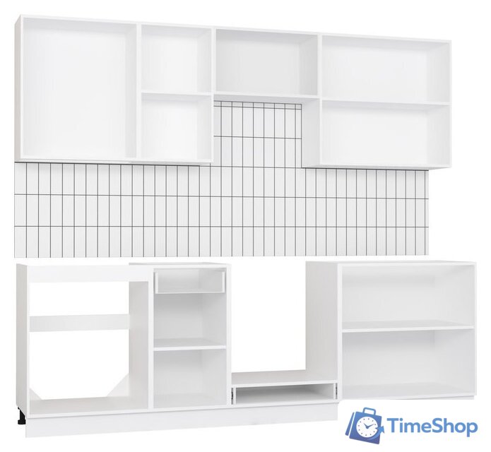 Готовая кухня Mio Tesoro Корнелия Ода-плюс 2.4 без столешницы (графит) - Изображение №6 — Интернет-магазин Time-Shop