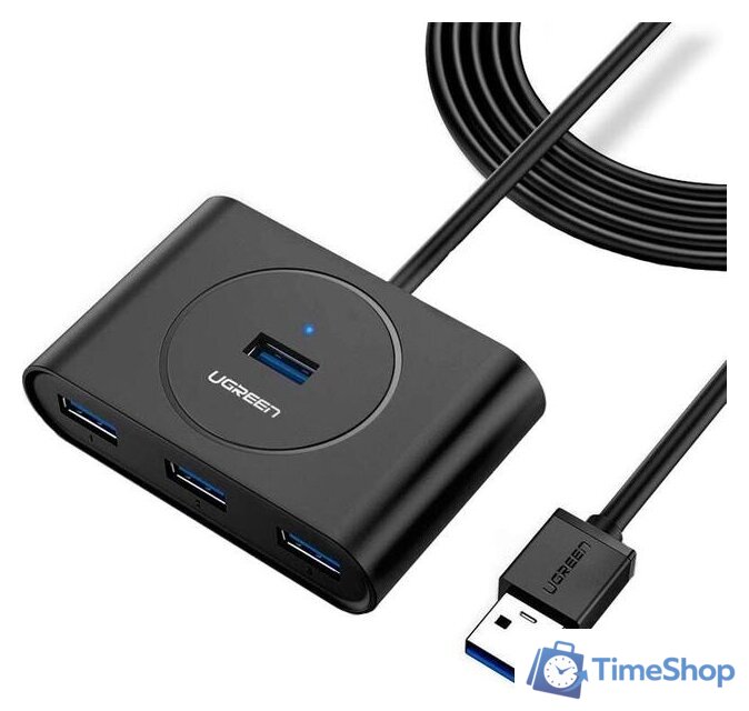 USB-хаб Ugreen CR113 20290 - Изображение №1 — Интернет-магазин Time-Shop