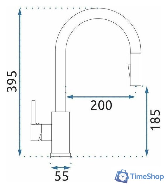 Кухонная мойка Rea Fin ZLE-06018 - Изображение №10 — Интернет-магазин Time-Shop