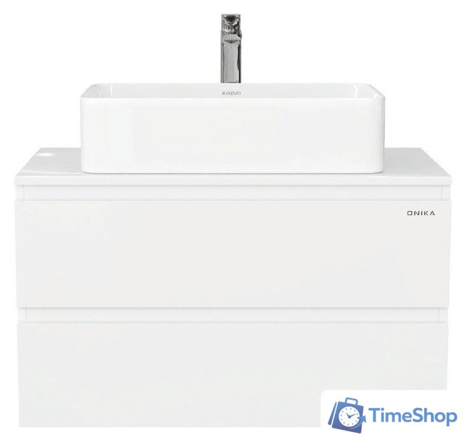  Onika Тумба под умывальник Алеста 80 108065 (белый) - Изображение №3 — Интернет-магазин Time-Shop