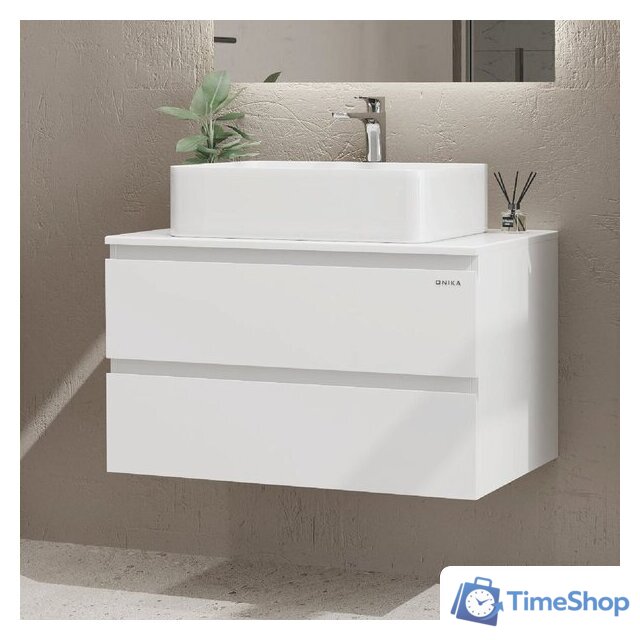  Onika Тумба под умывальник Алеста 80 108065 (белый) - Изображение №2 — Интернет-магазин Time-Shop