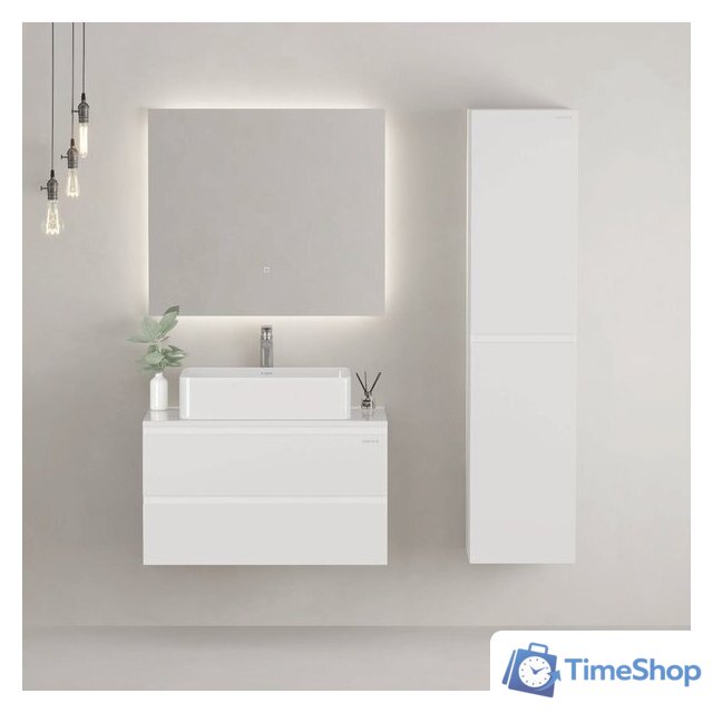  Onika Тумба под умывальник Алеста 80 108065 (белый) - Изображение №10 — Интернет-магазин Time-Shop