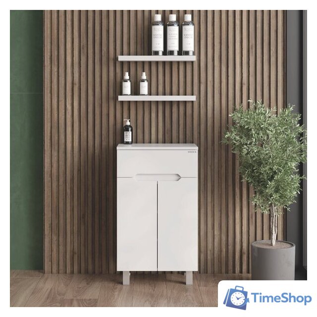  Onika Тумба под умывальник Алеста 80 108065 (белый) - Изображение №13 — Интернет-магазин Time-Shop