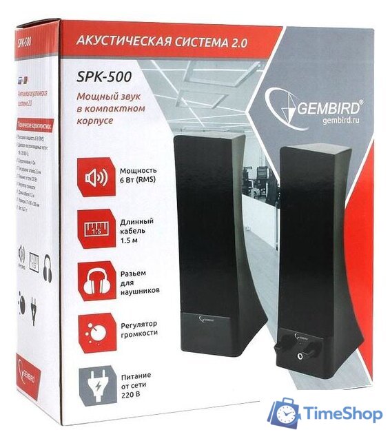 Акустика Gembird SPK-500 - Изображение №4 — Интернет-магазин Time-Shop