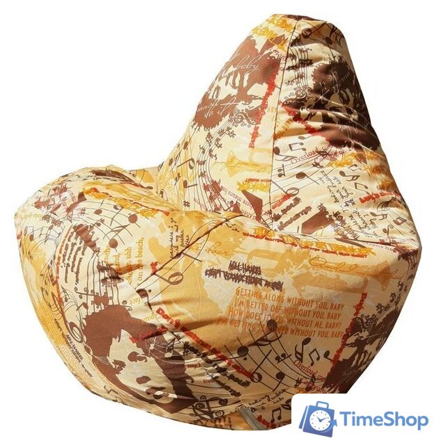 Кресло-мешок Flagman Груша Мега Г3.7-26 (music) - Изображение №1 — Интернет-магазин Time-Shop