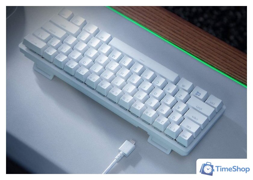 Клавиатура Razer Huntsman Mini Clicky (белый) - Изображение №4 — Интернет-магазин Time-Shop
