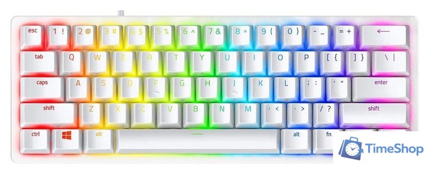 Клавиатура Razer Huntsman Mini Clicky (белый) - Изображение №1 — Интернет-магазин Time-Shop