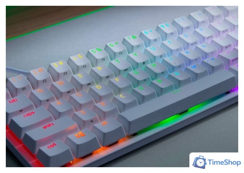 Клавиатура Razer Huntsman Mini Clicky (белый) - Изображение №3 — Интернет-магазин Time-Shop