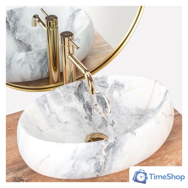 Умывальник Rea Linda (гранит матовый) - Изображение №4 — Интернет-магазин Time-Shop