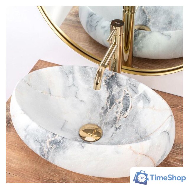 Умывальник Rea Linda (гранит матовый) - Изображение №2 — Интернет-магазин Time-Shop