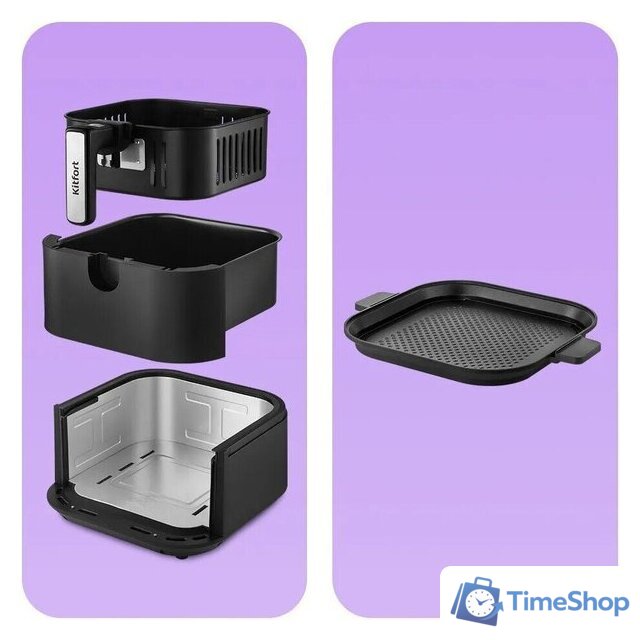 Аэрогриль (аэрофритюрница) Kitfort KT-8127 - Изображение №7 — Интернет-магазин Time-Shop