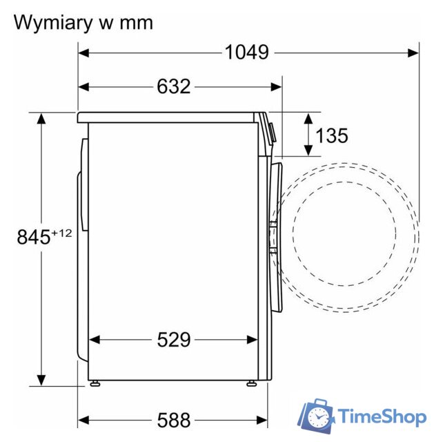 Стиральная машина Bosch Serie 6 WGG254ZGPL - Изображение №9 — Интернет-магазин Time-Shop