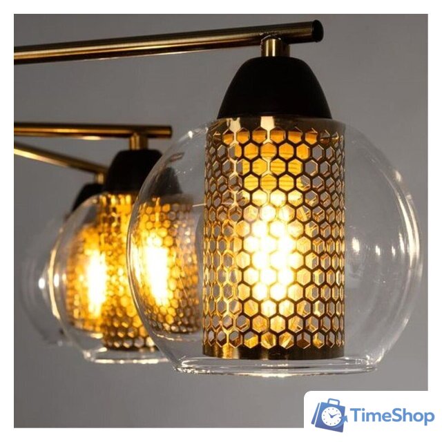 Люстра средней высоты Arte Lamp Manchester A7045PL-8BK - Изображение №3 — Интернет-магазин Time-Shop