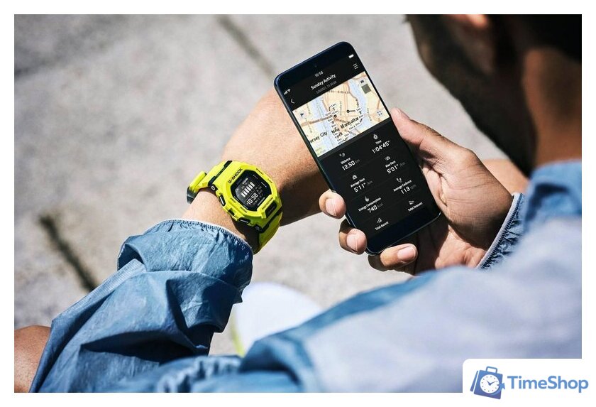 Наручные часы Casio G-Shock GBD-200-9E - Изображение №7 — Интернет-магазин Time-Shop