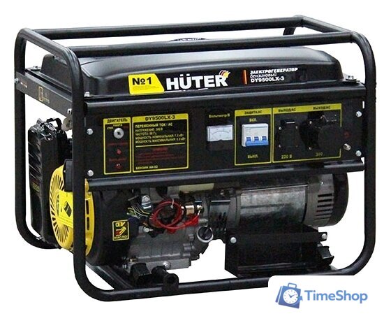 Бензиновый генератор Huter DY9500LX-3 - Изображение №1 — Интернет-магазин Time-Shop