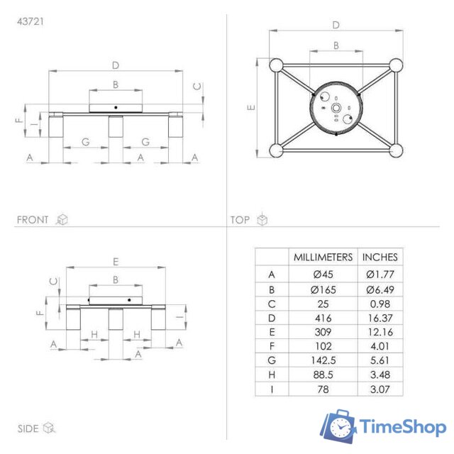 Припотолочная люстра Eglo Speke 43721 - Изображение №4 — Интернет-магазин Time-Shop