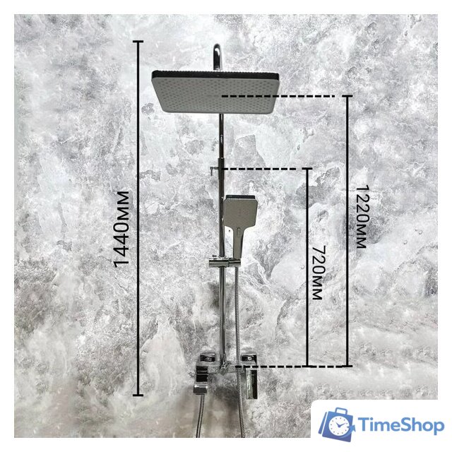 Душевая система  Haiba HB24575 - Изображение №14 — Интернет-магазин Time-Shop