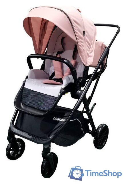 Коляска прогулочная «книга» Labalu Wave Q7 (розовый) - Изображение №1 — Интернет-магазин Time-Shop