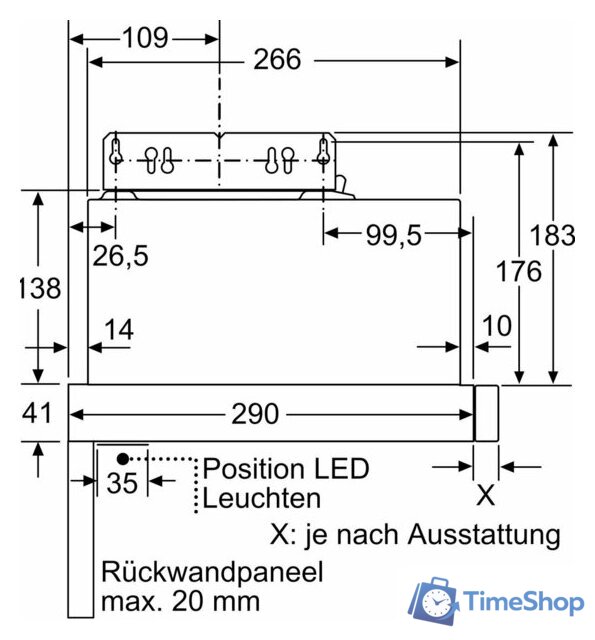 Кухонная вытяжка Bosch Serie 2 DFL063W57 - Изображение №12 — Интернет-магазин Time-Shop