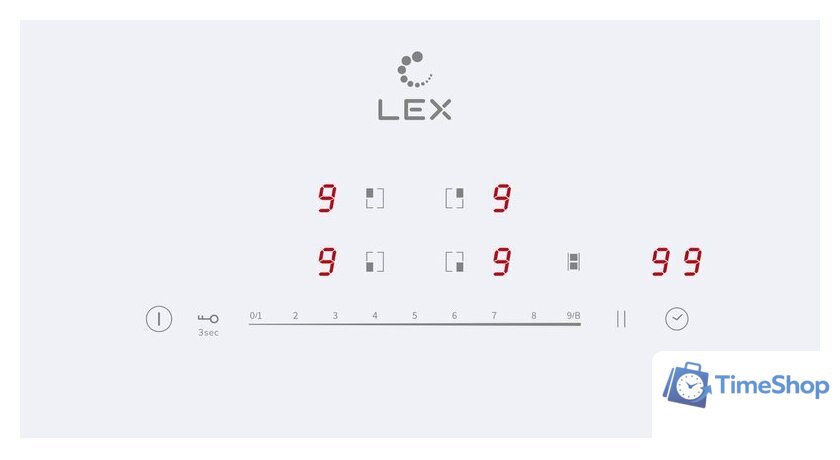 Варочная панель LEX EVI 641A WH - Изображение №2 — Интернет-магазин Time-Shop
