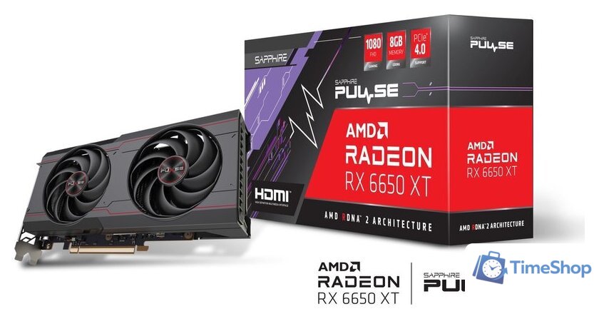 Видеокарта Sapphire Pulse Radeon RX 6650 XT 8GB GDDR6 11319-07-20G - Изображение №8 — Интернет-магазин Time-Shop
