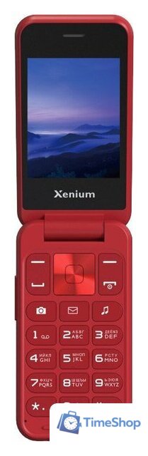 Кнопочный телефон Xenium X680 (красный) - Изображение №2 — Интернет-магазин Time-Shop