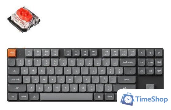 Клавиатура Keychron K1 Max RGB K1M-H1-RU (Gateron Low Profile Red 2.0) - Изображение №1 — Интернет-магазин Time-Shop