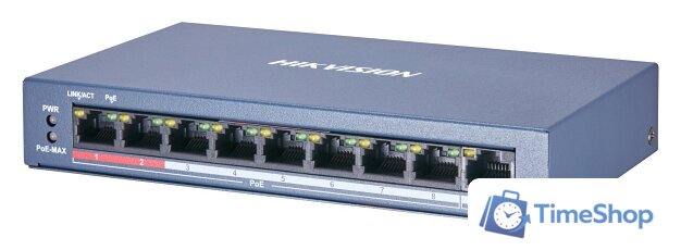 Неуправляемый коммутатор Hikvision DS-3E0109P-E/M(B) - Изображение №2 — Интернет-магазин Time-Shop