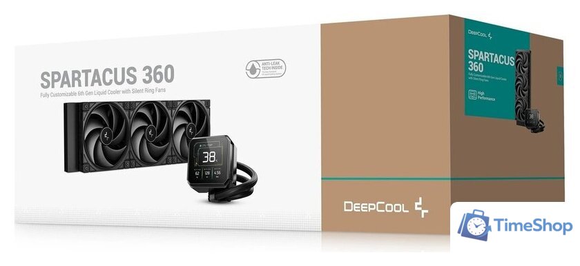 Система жидкостного охлаждения для процессора DeepCool Spartacus 360 R-SPT360-BKDSMP-G-1 - Изображение №6 — Интернет-магазин Time-Shop