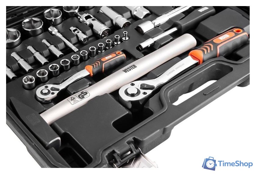 Универсальный набор инструментов Wester WT072 (72 предмета) - Изображение №2 — Интернет-магазин Time-Shop