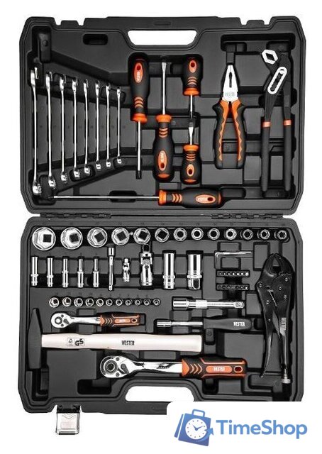 Универсальный набор инструментов Wester WT072 (72 предмета) - Изображение №6 — Интернет-магазин Time-Shop