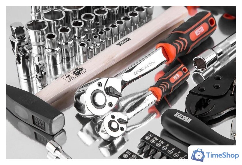 Универсальный набор инструментов Wester WT072 (72 предмета) - Изображение №9 — Интернет-магазин Time-Shop