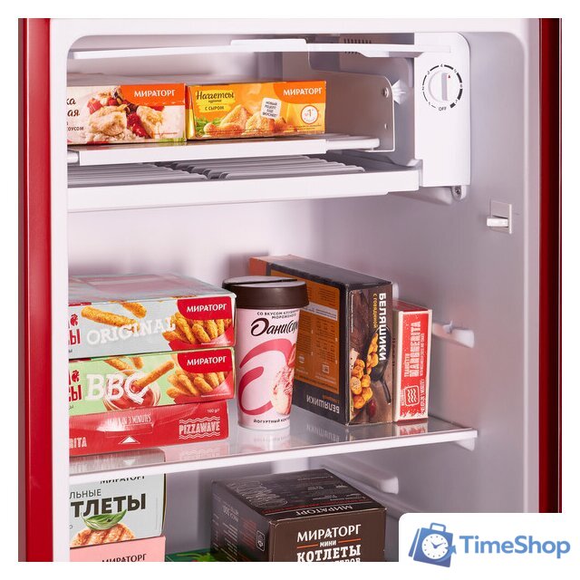 Однокамерный холодильник MAUNFELD MFF83RR - Изображение №8 — Интернет-магазин Time-Shop