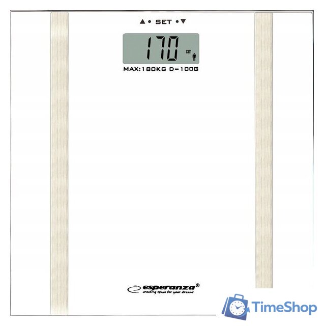 Напольные весы Esperanza EBS018W - Изображение №3 — Интернет-магазин Time-Shop