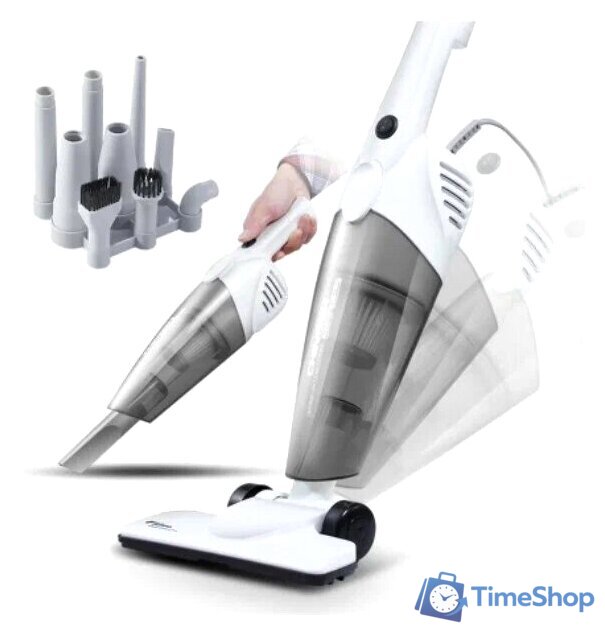 Пылесос Deerma DX118C (международная версия, белый/серый) - Изображение №4 — Интернет-магазин Time-Shop