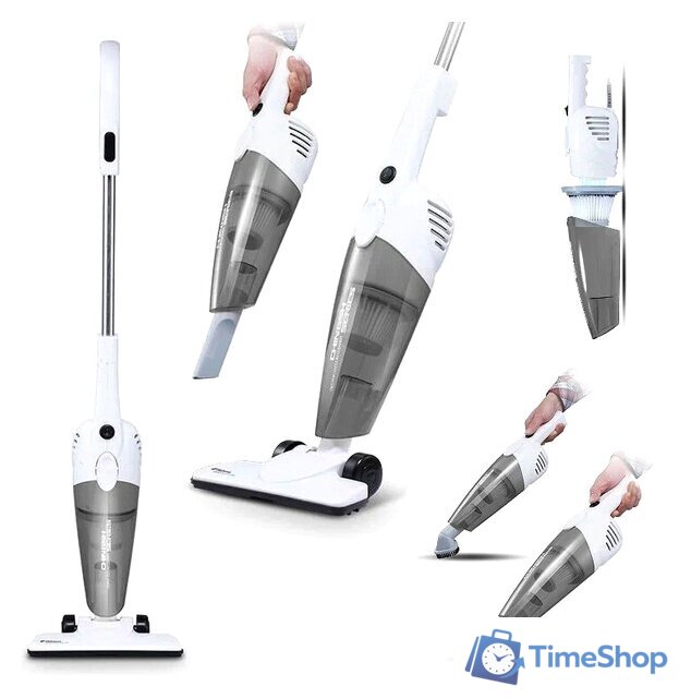 Пылесос Deerma DX118C (международная версия, белый/серый) - Изображение №2 — Интернет-магазин Time-Shop