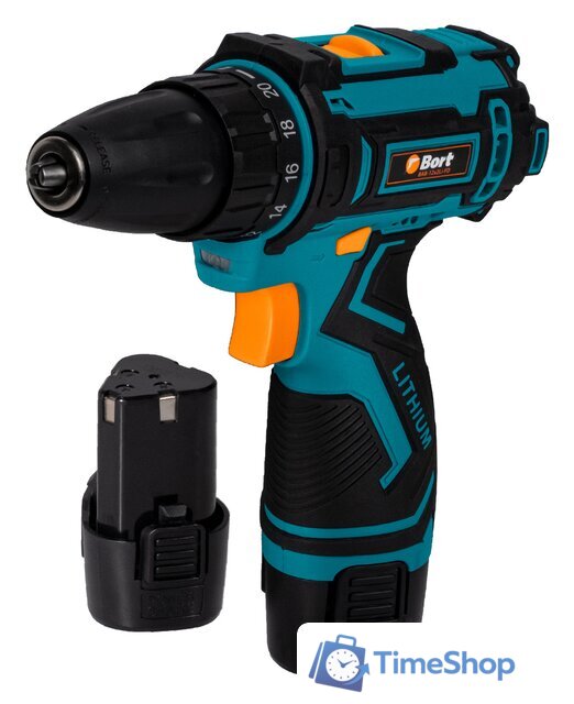 Дрель-шуруповерт Bort BAB-12x2Li-FD (с 2-мя АКБ) - Изображение №1 — Интернет-магазин Time-Shop
