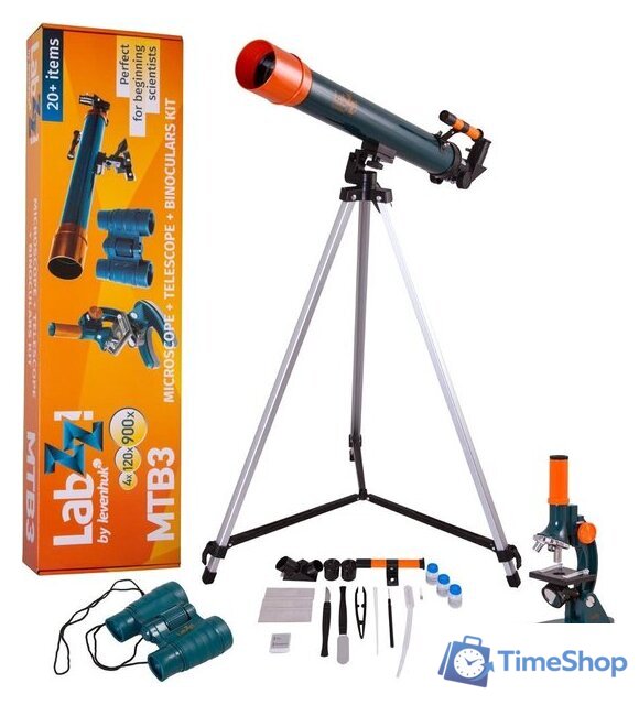 Детский микроскоп, телескоп, бинокль Levenhuk LabZZ MTВ3 69698 - Изображение №1 — Интернет-магазин Time-Shop