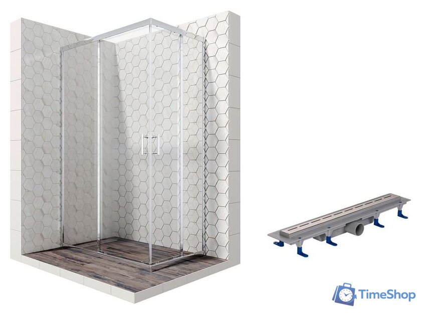 Душевой уголок Ambassador Set 14011101-ST8 - Изображение №1 — Интернет-магазин Time-Shop