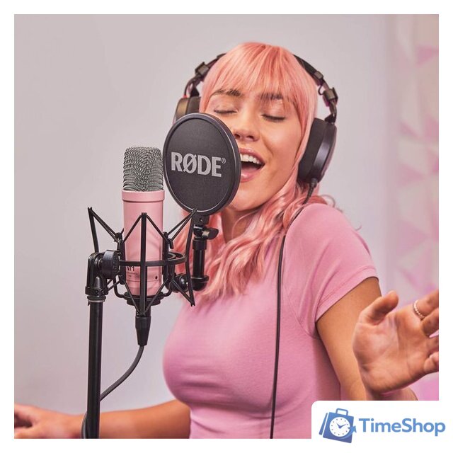 Проводной микрофон RODE NT1 Signature Series (розовый) - Изображение №6 — Интернет-магазин Time-Shop