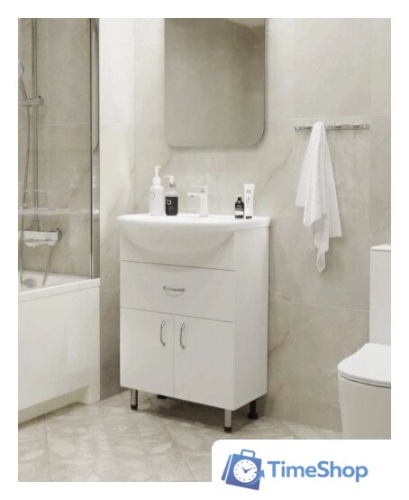  Mixline Тумба под умывальник Мистраль-60 556883 + Уют 60 - Изображение №1 — Интернет-магазин Time-Shop