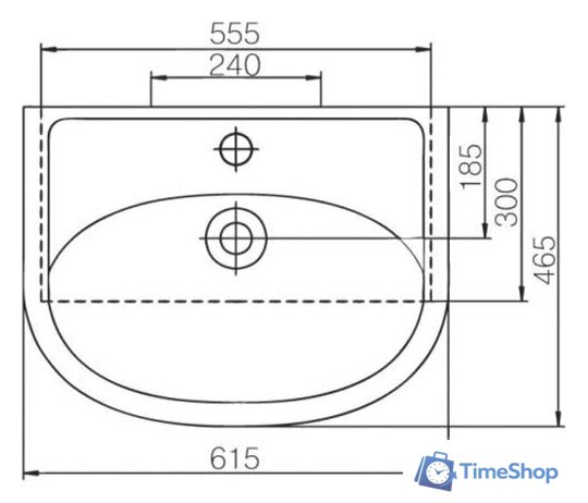  Mixline Тумба под умывальник Мистраль-60 556883 + Уют 60 - Изображение №6 — Интернет-магазин Time-Shop