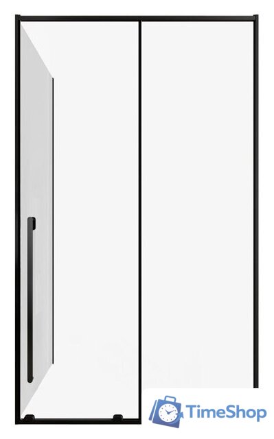 Душевой уголок Allen Brau Fantasy 2.0 120x80 325953 (черный матовый) - Изображение №5 — Интернет-магазин Time-Shop